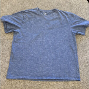 LL Bean Mens Size Large Slightly Fitted Heather Blue 275203 Short Sleeve T-Shirt